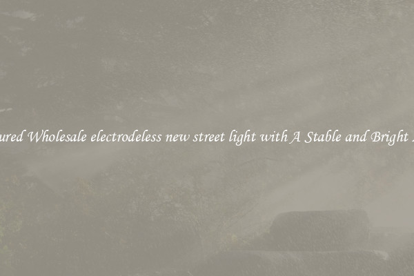 Featured Wholesale electrodeless new street light with A Stable and Bright Light