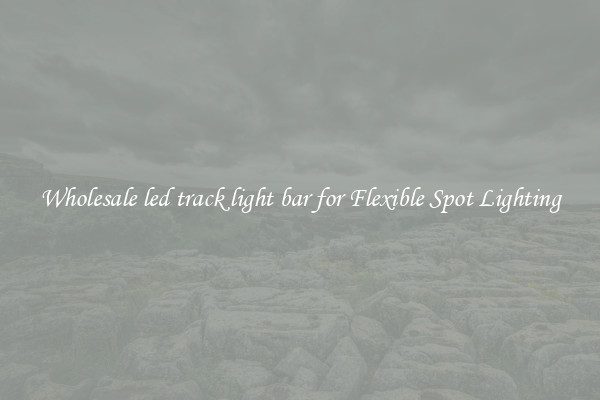 Wholesale led track light bar for Flexible Spot Lighting
