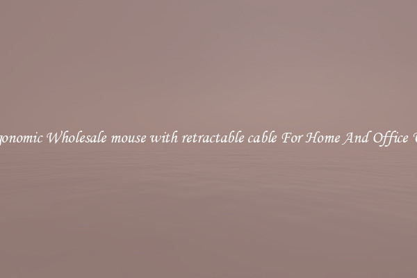 Ergonomic Wholesale mouse with retractable cable For Home And Office Use.