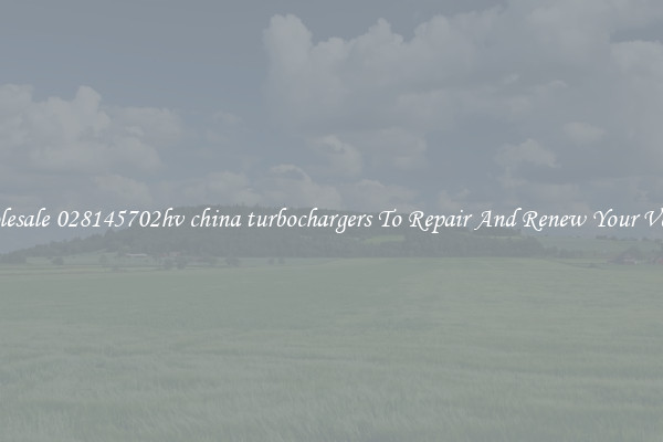 Wholesale 028145702hv china turbochargers To Repair And Renew Your Vehicle