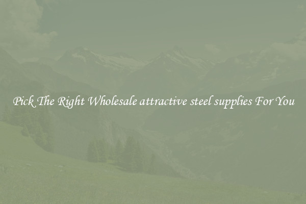 Pick The Right Wholesale attractive steel supplies For You
