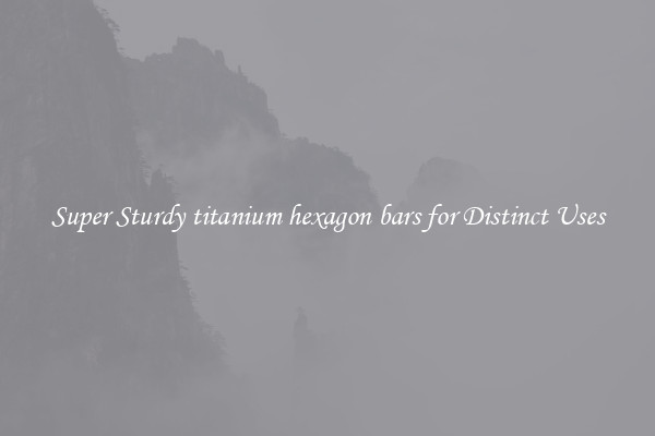 Super Sturdy titanium hexagon bars for Distinct Uses